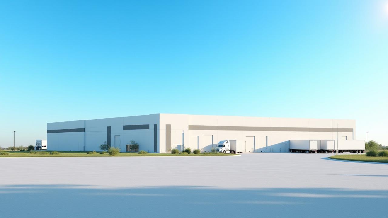 B6 Transportation modern logistics center in Schertz, Texas